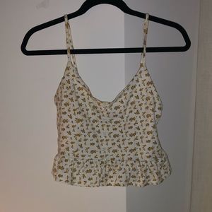 Forever 21 floral crop top